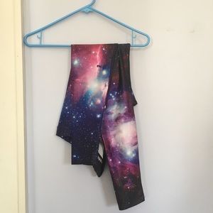 Blackmilk Pants - Black Milk Purple Galaxy Leggings Blackmilk Pants - Black Milk Purple Galaxy Leggings